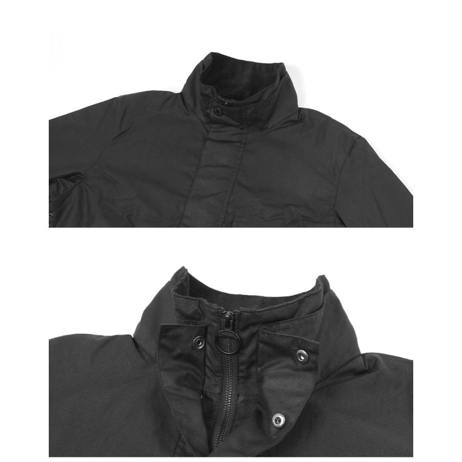 バブアー ジャケット メンズ Re-Engineered Utility Bedale Waxed Jacket BARBOUR MWX2483 ブラック 黒 ブラウン 茶 ウェア 長袖の画像