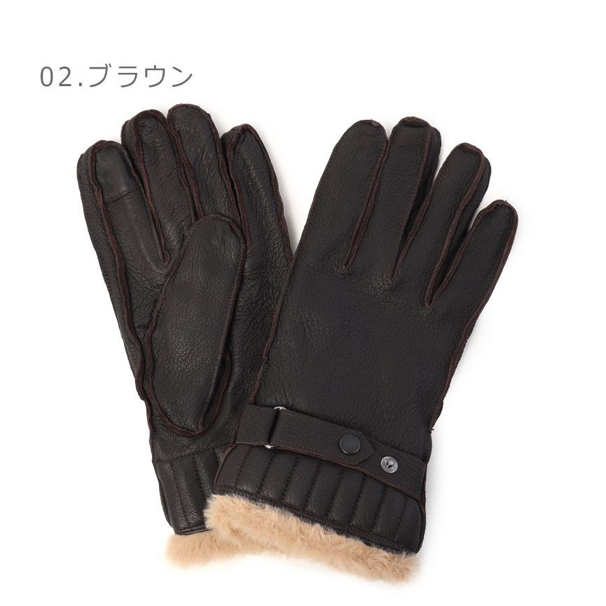 Barbour（バブアー） 手袋 メンズ BARBOUR MGL0013 ブラック 黒