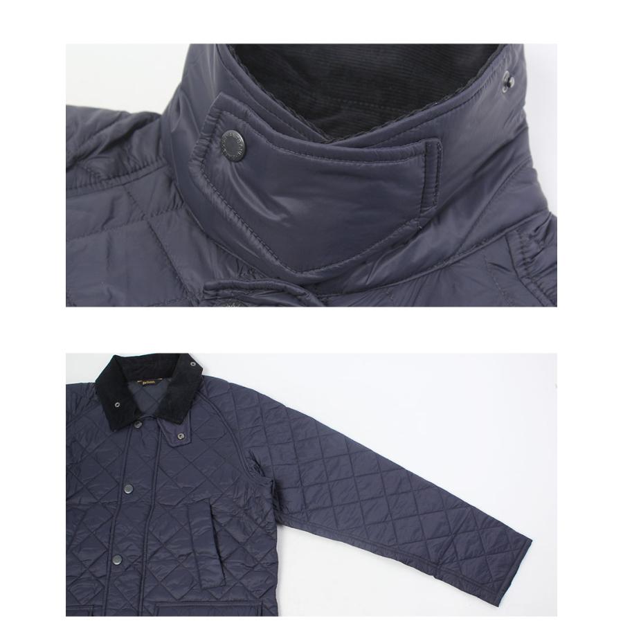 バブアー ジャケット メンズ エッセンシャル ビデイル キルティングジャケット BARBOUR MQU1865 ネイビー 紺 カーキグリーンの画像