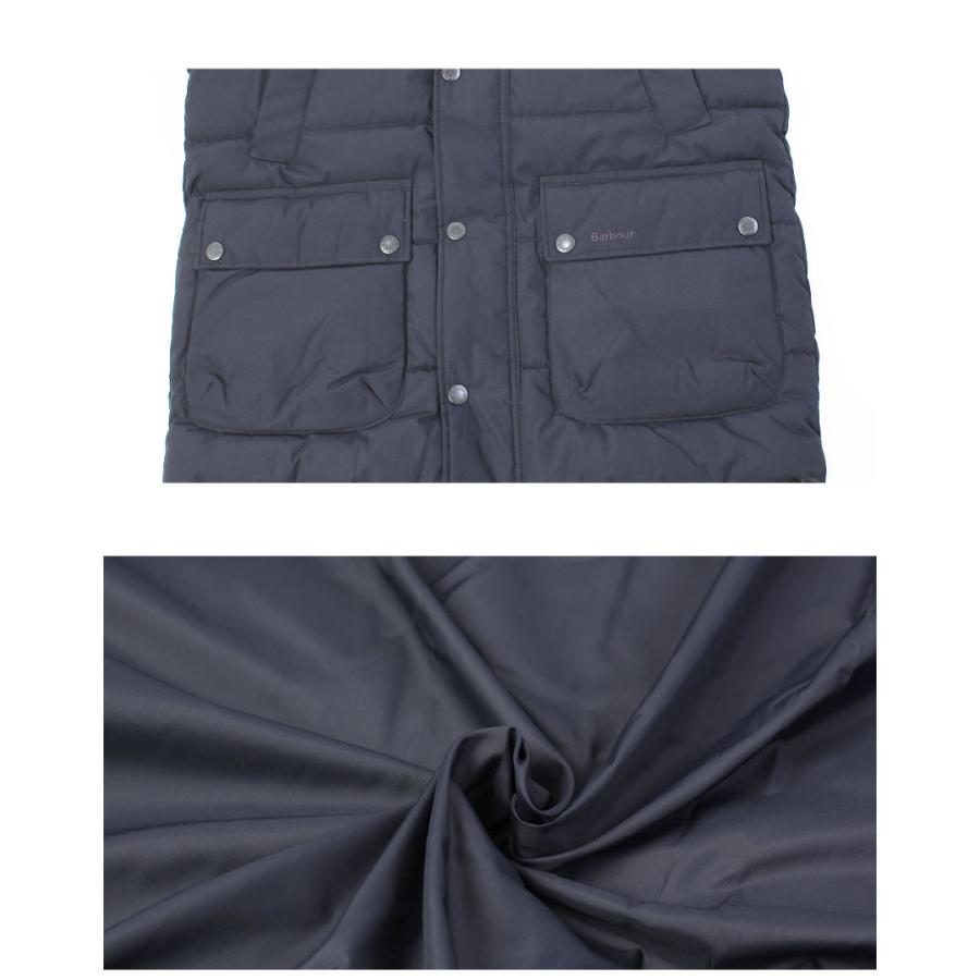 バブアー ジャケット メンズ フーデッド ビデイル パファー ジャケット BARBOUR MQU1862 ネイビー 紺 カーキグリーン アウターの画像