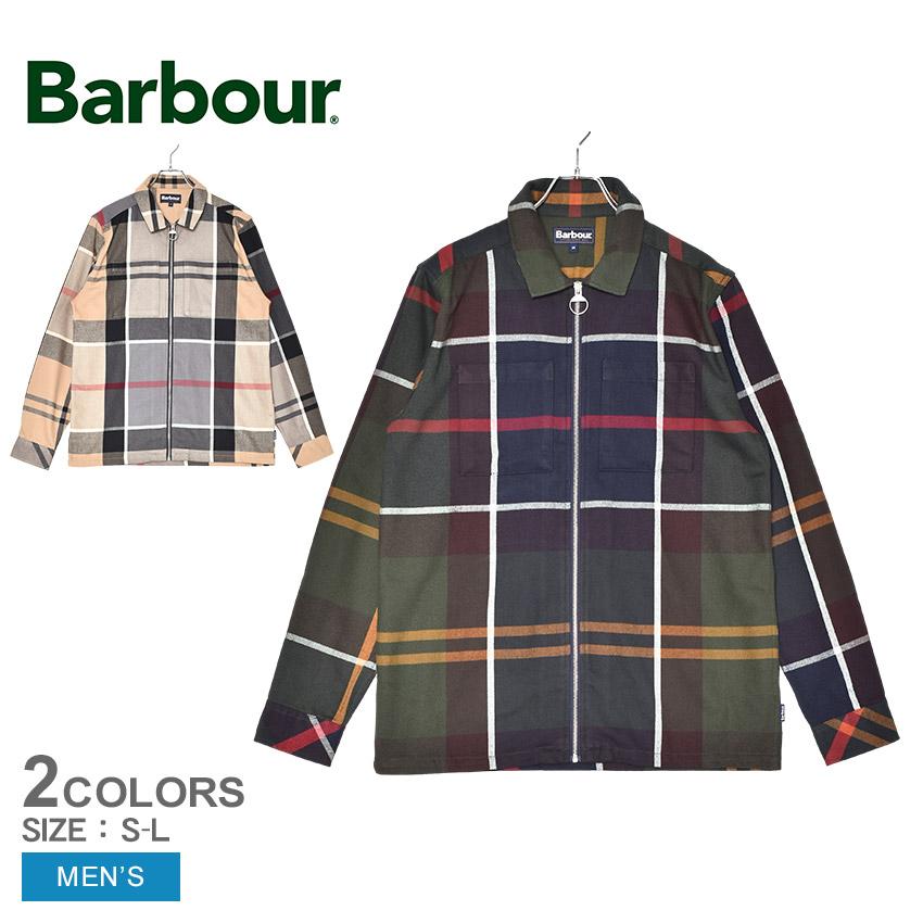 たつ様【新品】Barbour バブアー 長袖シャツ サイズM ベージュ Barbour（バブアー） シャツ メンズ ランニッヒオーバーシャツ BARBOUR
