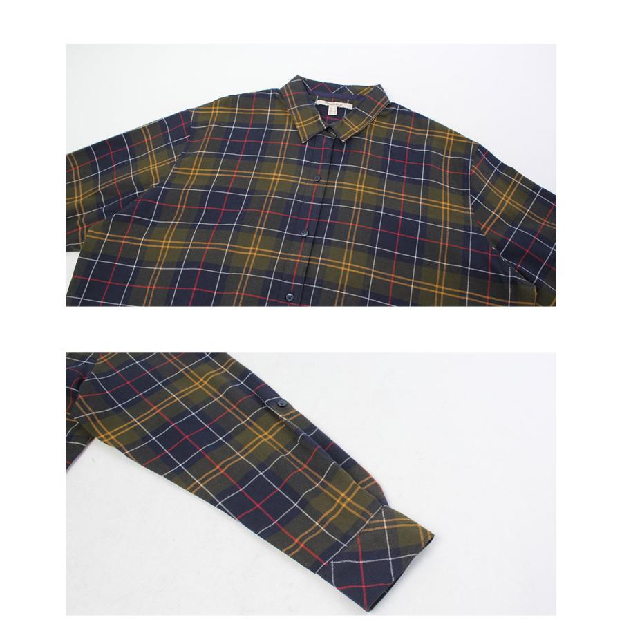 バブアー 長袖シャツ レディース エリショー リラックスド ロング スリーブド シャツ BARBOUR LSH1560 ネイビー 紺 ベージュ 柄 爆買 | Barbour | 04