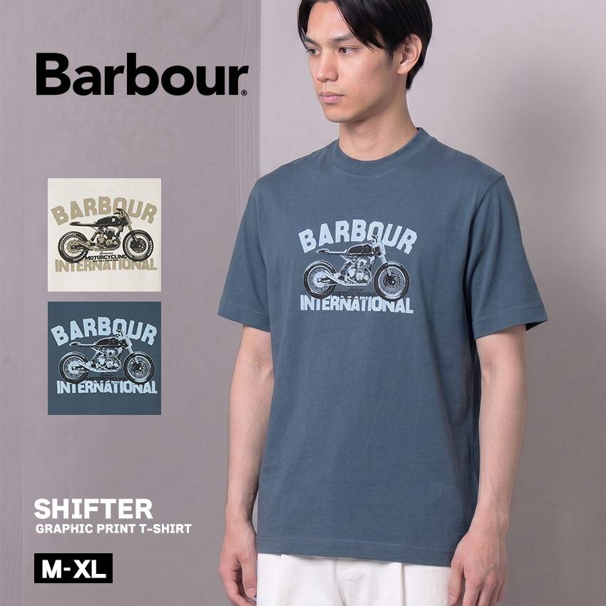 Barbour（バブアー） 半袖Tシャツ メンズ SHIFTER GRAPHIC PRINT T