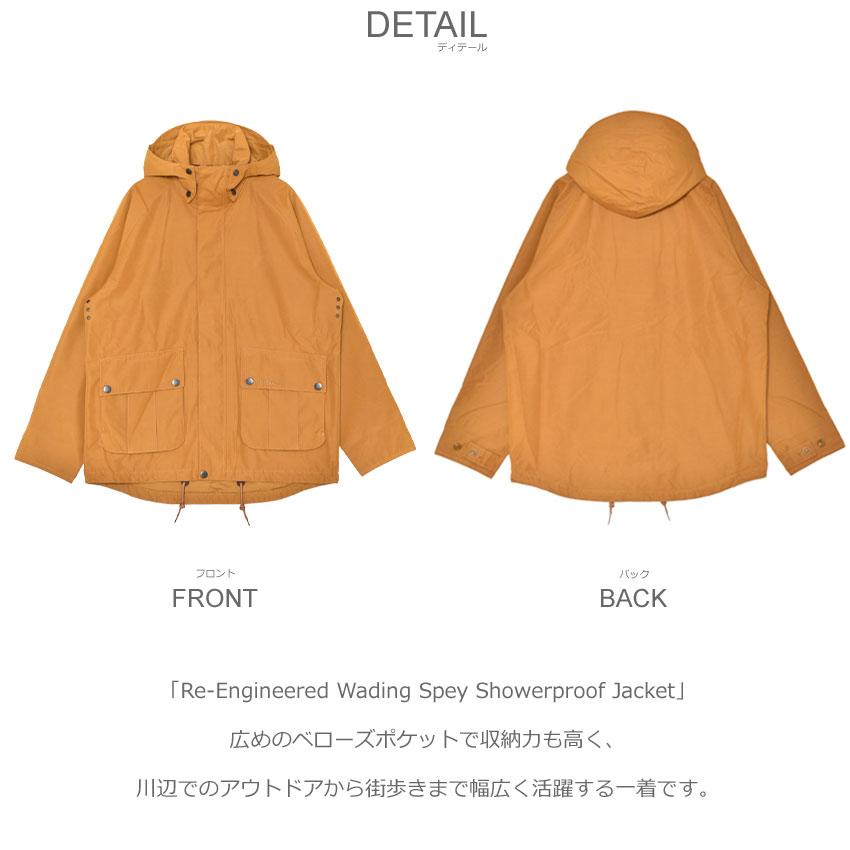 バブアー アウター メンズ Re-Engineered Wading Spey Showerproof Jacket BARBOUR MSP0153 ブラウン 茶 ウェア ジャケット 防水の画像
