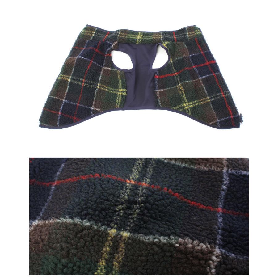 バブアー 犬用コート フィールドリバーシブルドッグコート BARBOUR DCO0091TN11 ネイビー 紺 アウター ジャケット バーブァー 犬 | Barbour | 02