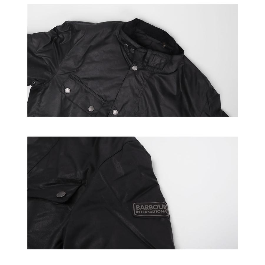 バブアー アウター メンズ インターナショナル ツアラー デューク ワックス ジャケット BARBOUR MWX2140 ブラック 黒 ウエアの画像