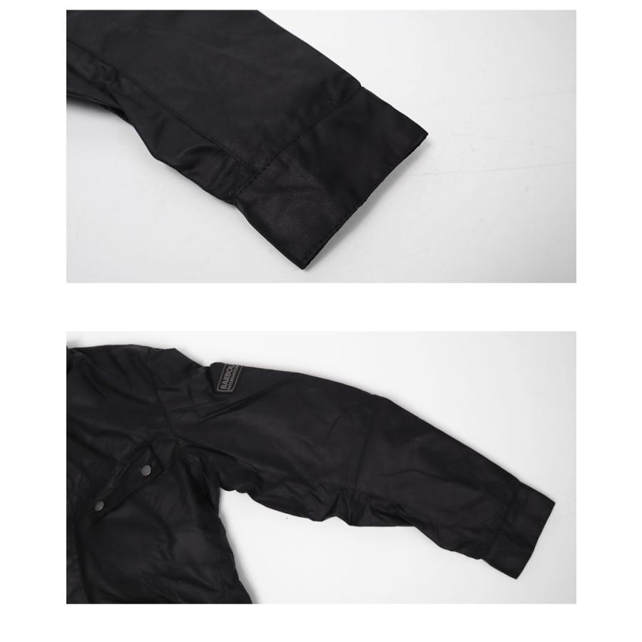 バブアー アウター メンズ インターナショナル ツアラー デューク ワックス ジャケット BARBOUR MWX2140 ブラック 黒 ウエアの画像
