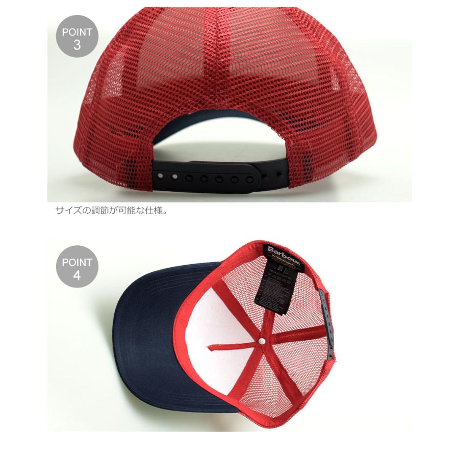 バブアー キャップ メンズ SMQ TRUCKER CAP BARBOUR MHA0478 レッド ベージュ ネイビー 帽子 バーブァー ブランド ヴィンテージ | Barbour | 02