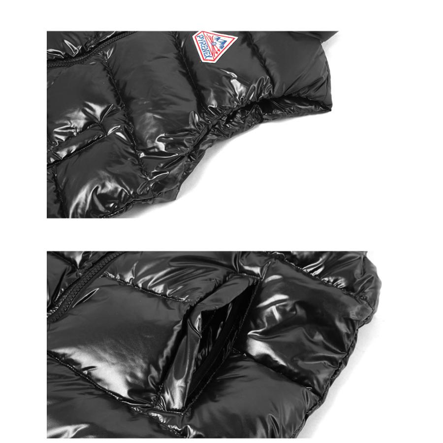 ピレネックス ダウンベスト メンズ レディース JOHN SLEEVELESS DOWN JACKET PYRENEX HUY021 カーキグリーン ブラック 黒 ウェアの画像