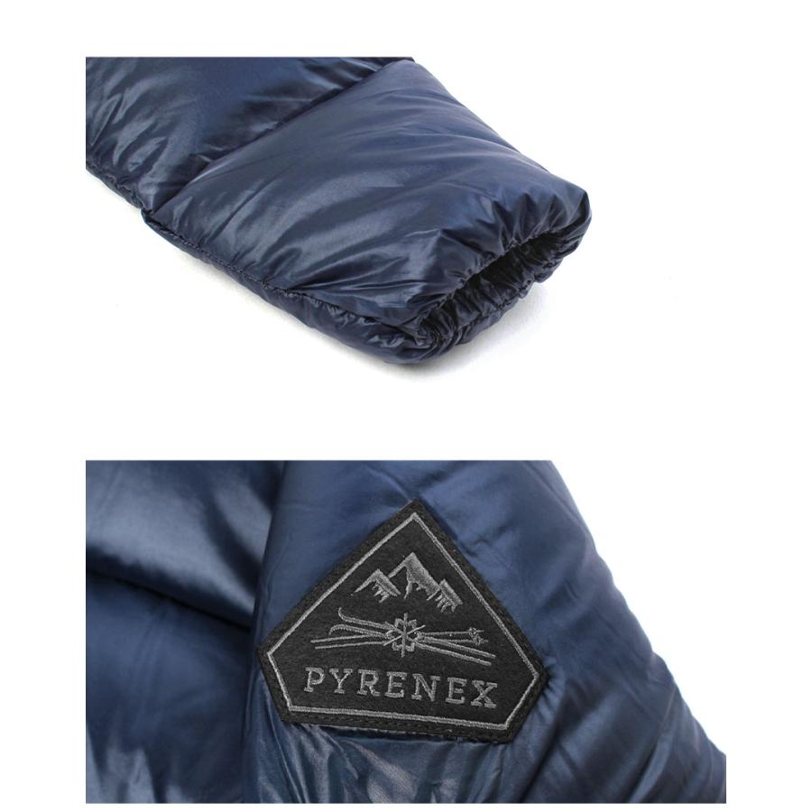 ピレネックス ダウンジャケット メンズ レディース バリー2 PYRENEX HUY017 ネイビー 紺 ブラック 黒 ウェア アウター ダウンの画像