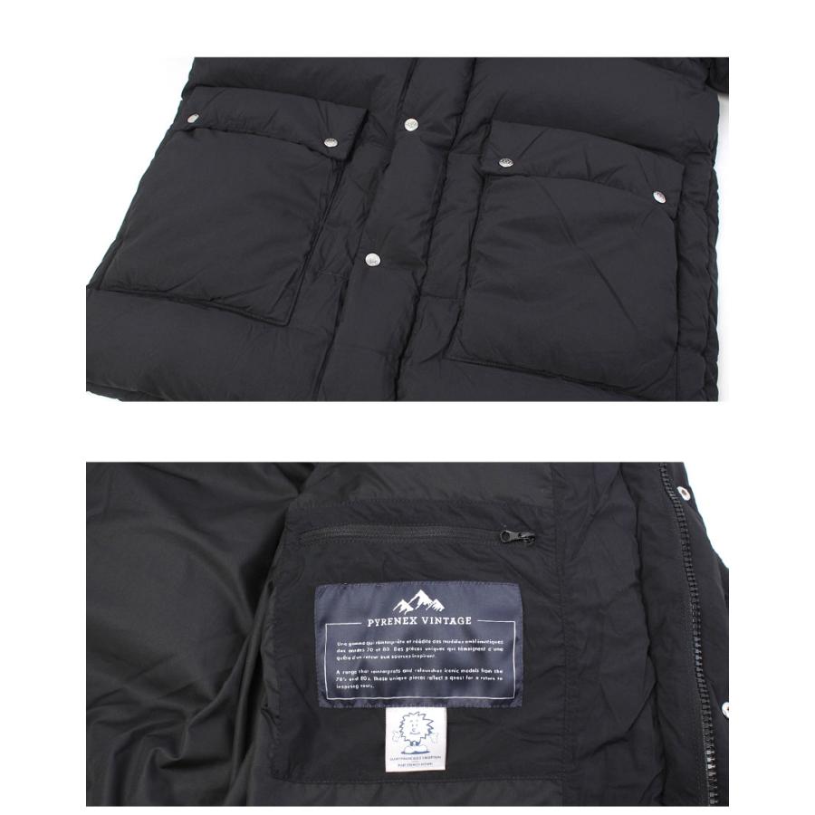 ピレネックス ダウンジャケット メンズ スナッグル PYRENEX HMY001 ブラック 黒 ベージュ アウター ウェア ダウン フェザー 防寒の画像