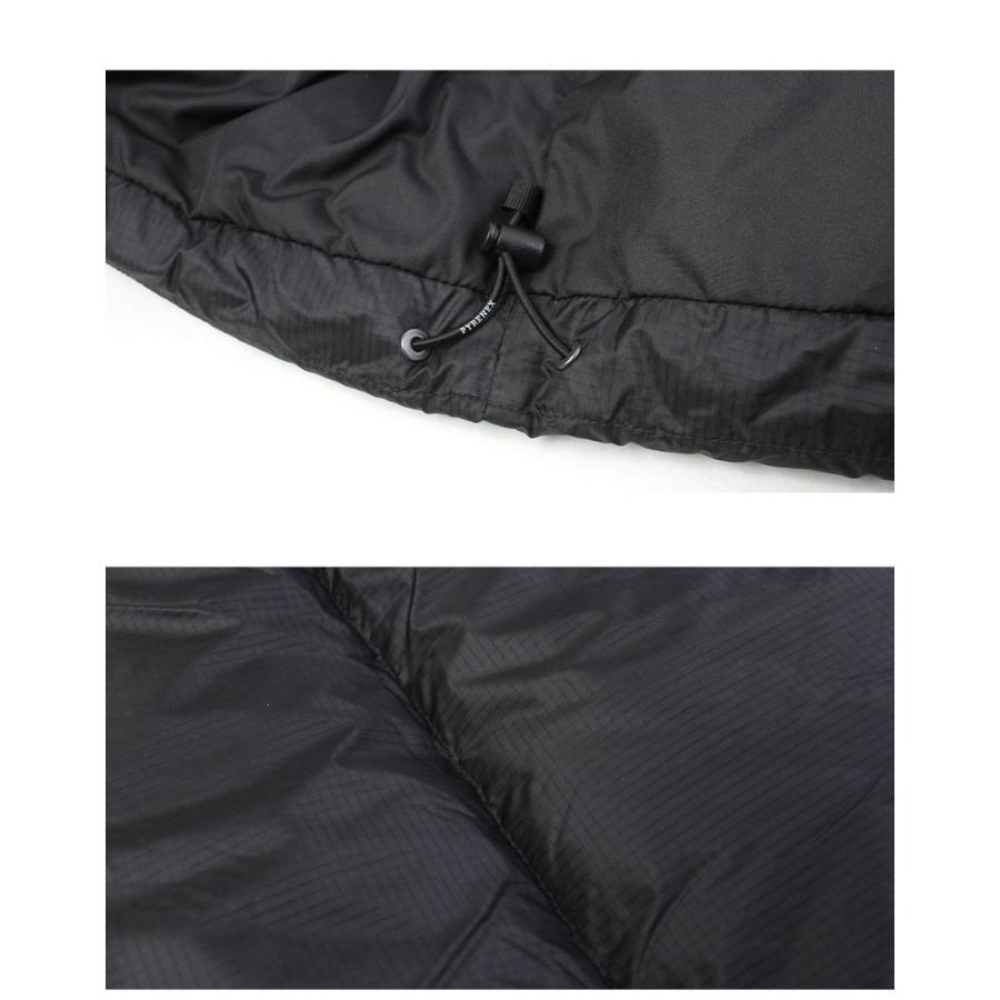 ピレネックス ダウンジャケット メンズ シフト フーデッド リップストップ PYRENEX HMY010 ブラック 黒 パープル 紫 ウェア 長袖の画像