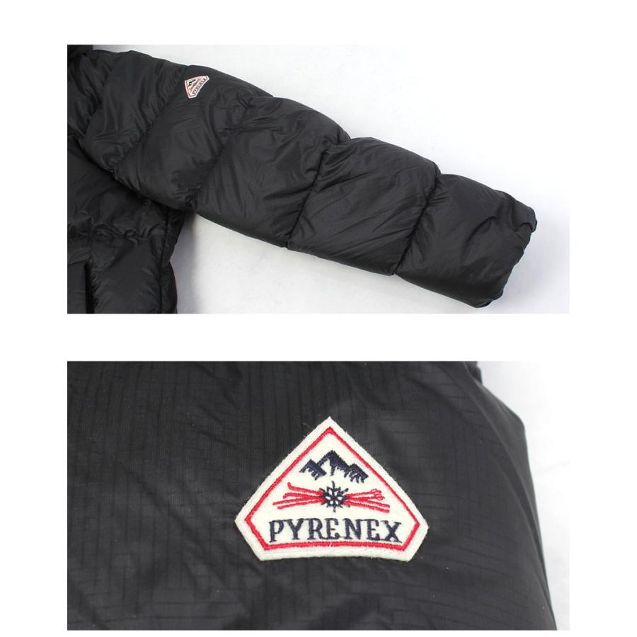 ピレネックス ダウンジャケット メンズ シフト フーデッド リップストップ PYRENEX HMY010 ブラック 黒 パープル 紫 ウェア 長袖の画像