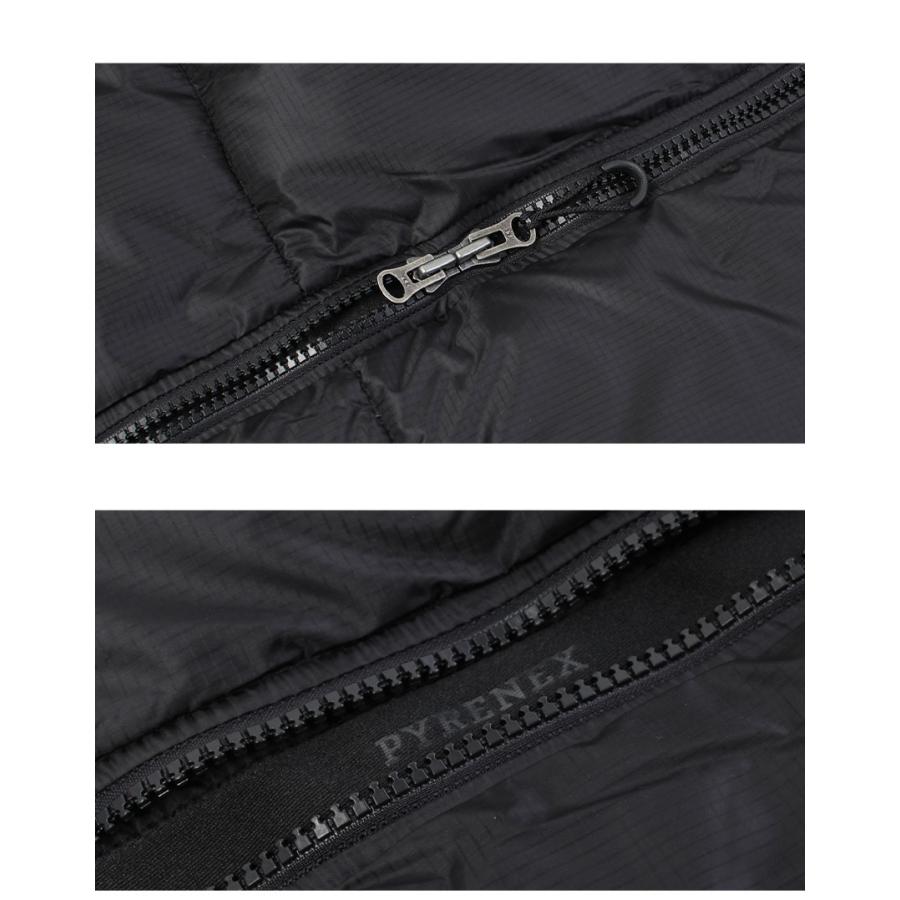 ピレネックス ダウンジャケット メンズ シフト リップストップ PYRENEX HMY013 パープル 紫 ベージュ ウェア アウター 長袖 ロゴの画像