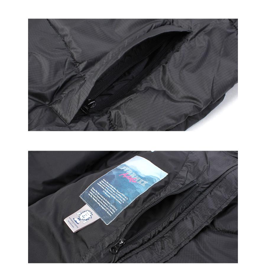 ピレネックス ダウンジャケット メンズ シフト リップストップ PYRENEX HMY013 パープル 紫 ベージュ ウェア アウター 長袖 ロゴの画像