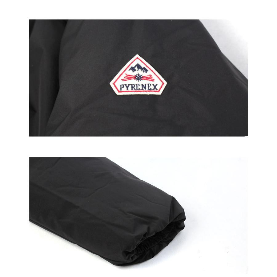 ピレネックス ダウンジャケット メンズ スパーク PYRENEX HMY025 ブラック 黒 ウェア アウター ロングダウンパーカー SPARK ロゴの画像