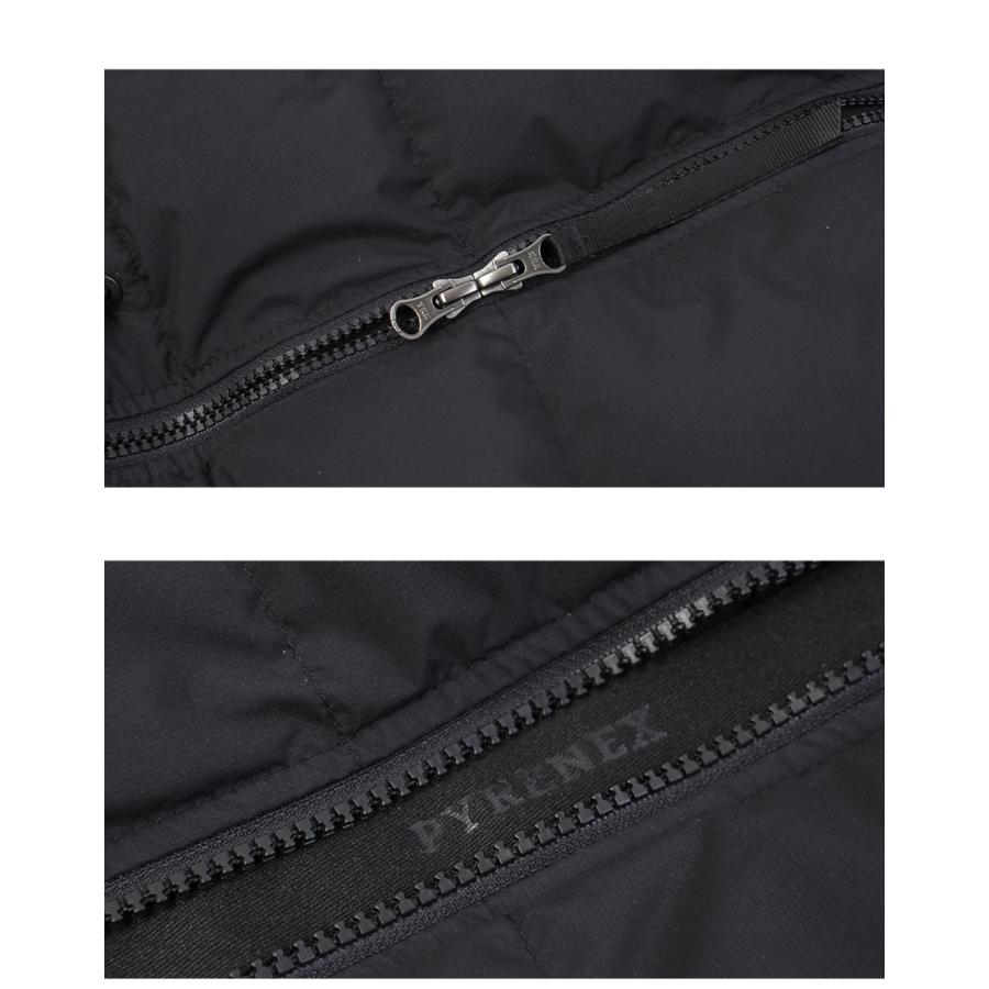 ピレネックス ダウンジャケット レディース アウレ PYRENEX HWY017 ブラック 黒 ウェア アウター 長袖 ダウン フェザー シンプルの画像