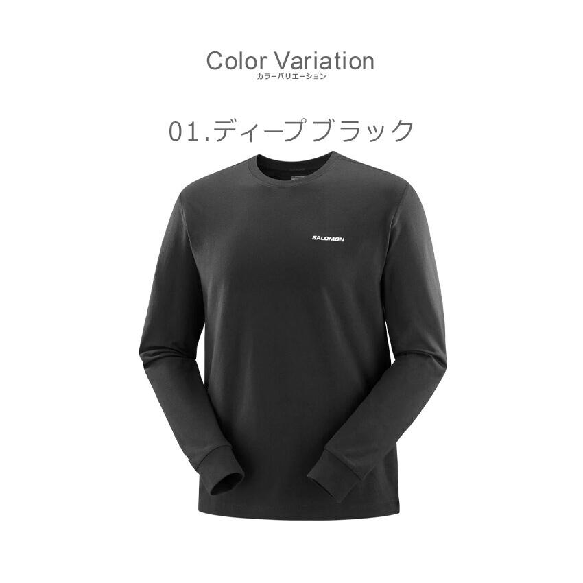 SALOMON（サロモン） 長袖Tシャツ メンズ SALOMON LOGO Tシャツ