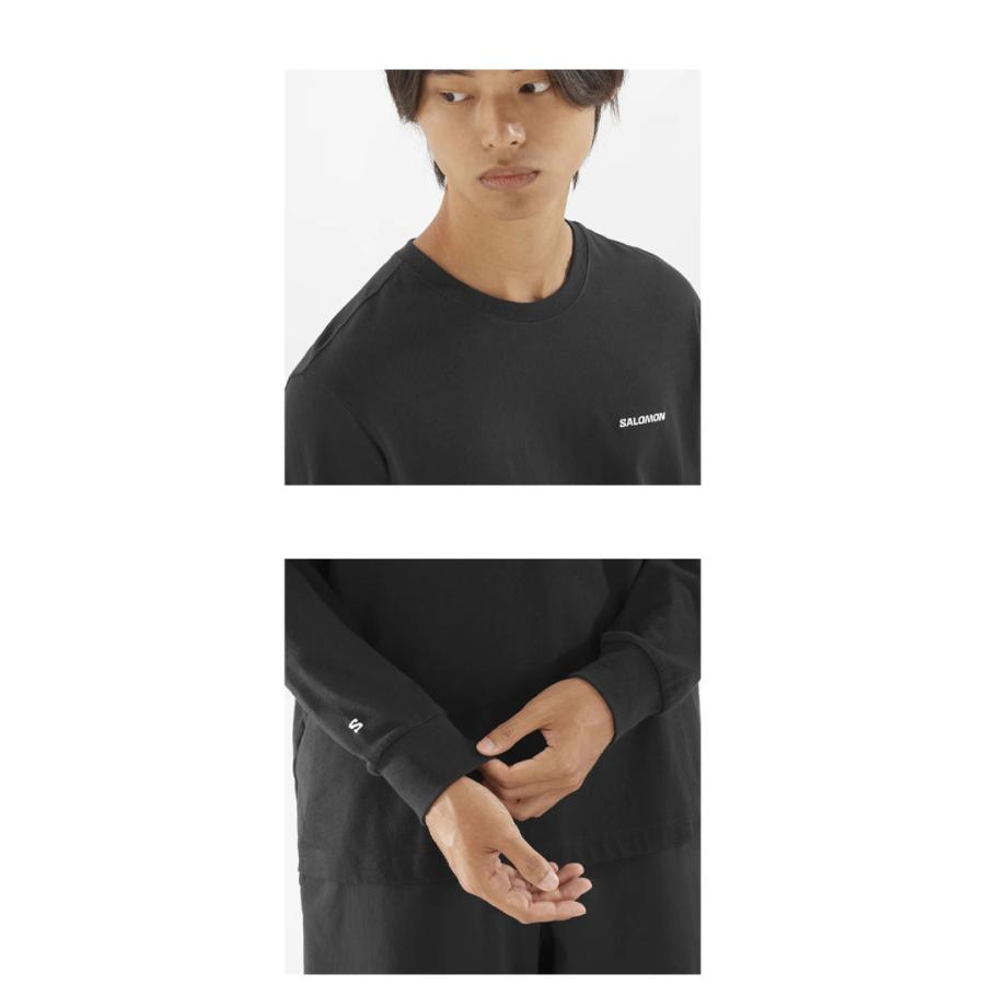SALOMON（サロモン） 長袖Tシャツ メンズ SALOMON LOGO Tシャツ