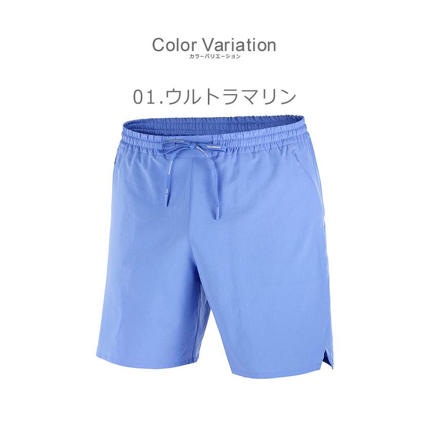 Salomon 青 ジャケットとショーツセット Salomon 青 ジャケットとショーツセット Salomon 青 ジャケットと