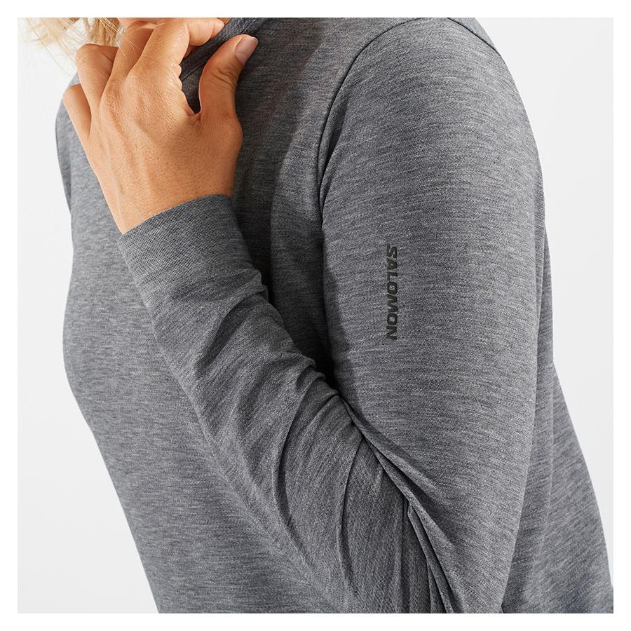 SALOMON（サロモン） 長袖Tシャツ レディース SNTIAL TENCEL LS TEE
