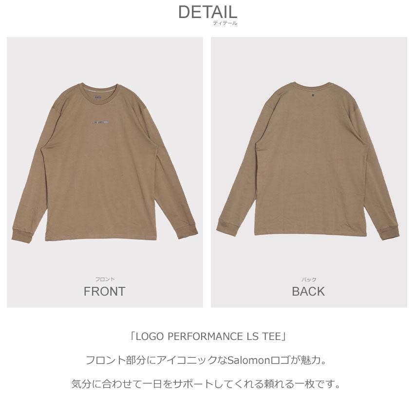 SALOMON（サロモン） 長袖Tシャツ メンズ LOGO PERFORMANCE LS TEE