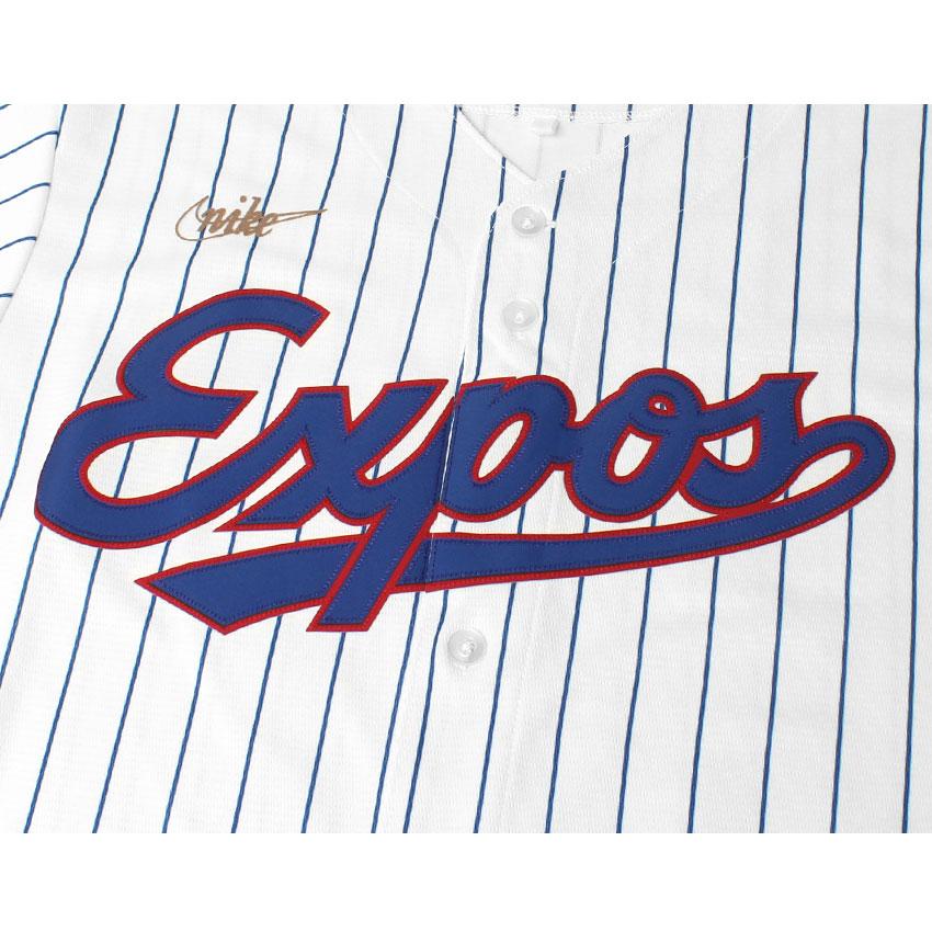 ナイキ ユニフォームシャツ メンズ OFFICIAL COOPERSTOWN NN SHORT SLEEVE JERSEY NIKE C267-MEXP 白 ブルー 青 MLB 爆買