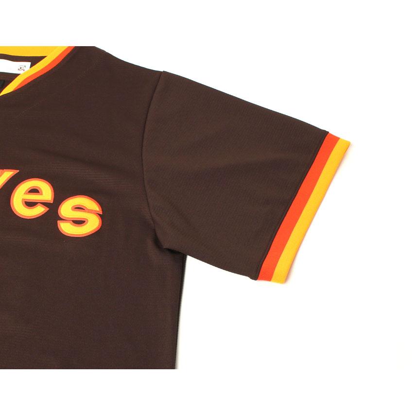 ナイキ ユニフォームシャツ メンズ OFFICIAL COOPERSTOWN NN SHORT SLEEVE JERSEY NIKE C267-SDPD ブラウン 茶 トニー・グウィン 爆買