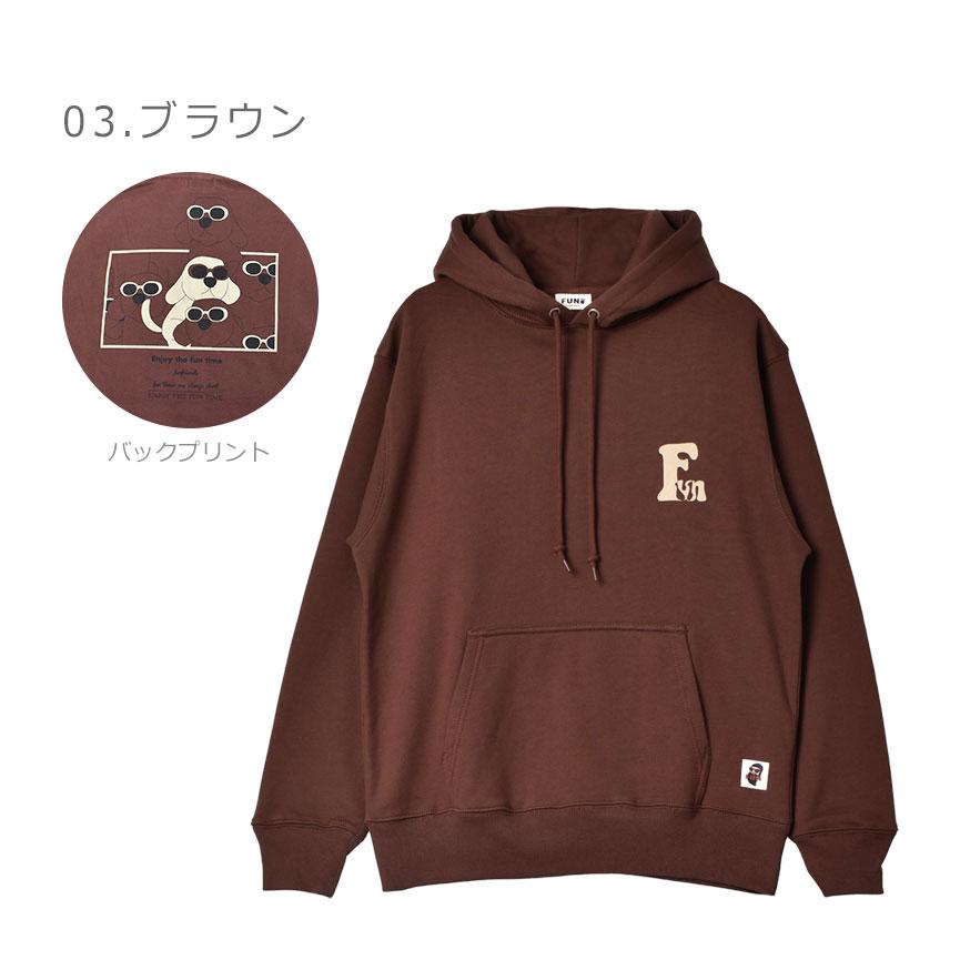 モデムデザイン パーカー メンズ FUN DOG PULLOVER HOOD modem design F-23051584 ホワイト 白 ブラック 黒 ウェア トップス｜z-craft｜08