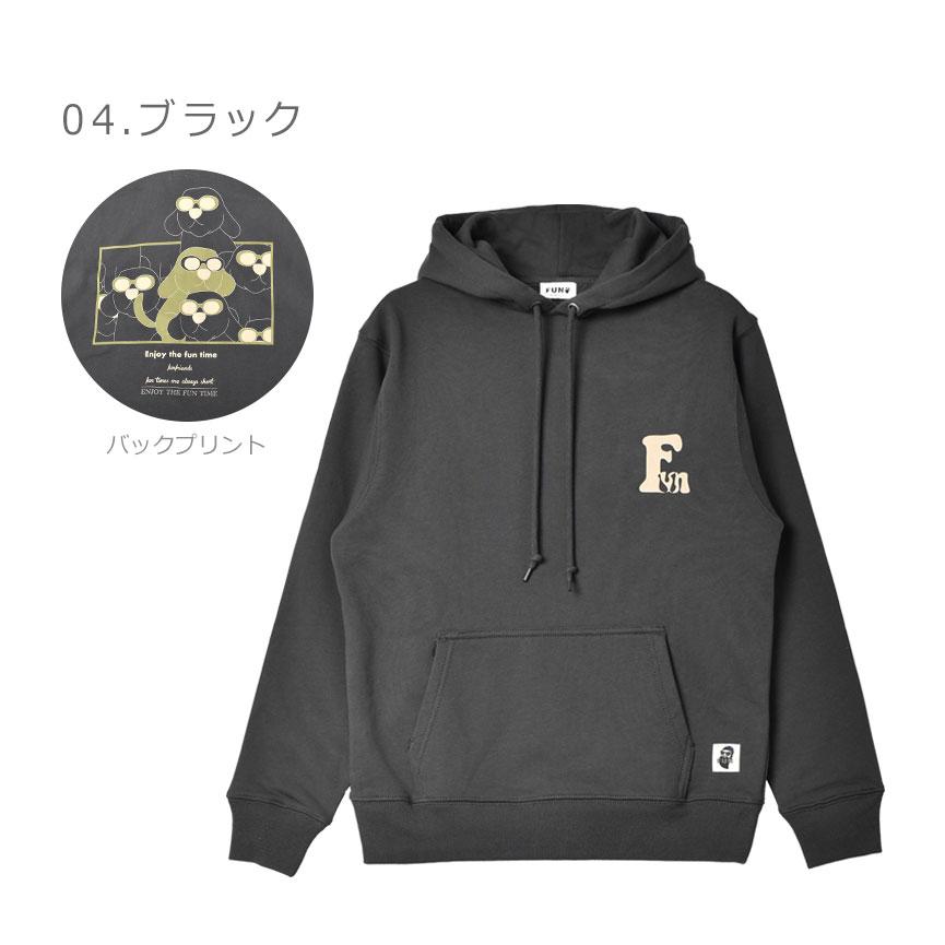 モデムデザイン パーカー メンズ FUN DOG PULLOVER HOOD modem design F-23051584 ホワイト 白 ブラック 黒 ウェア トップス｜z-craft｜09