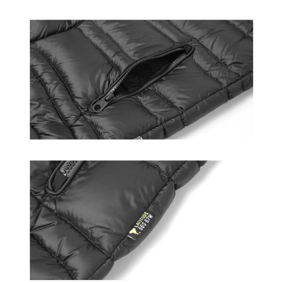 ケープホーン ダウンジャケット メンズ SHINY CLIPPER CAPE HORN 71550 ブラック 黒 ベージュ ダウン ジャケット アウター 上着の画像