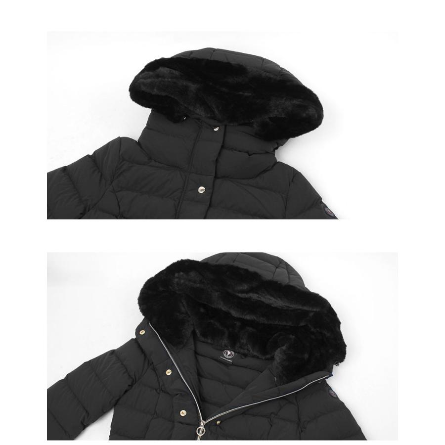 ケープホーン ダウンジャケット レディース サンタクルーズ エコファー CAPE HORN B2572 ブラック 黒 ホワイト 白 アウター 上着 | CAPEHORN | 19