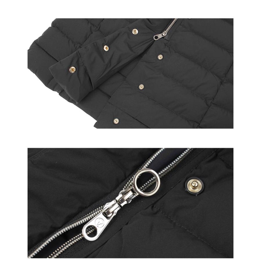 ケープホーン ダウンジャケット レディース サンタクルーズ エコファー CAPE HORN B2572 ブラック 黒 ホワイト 白 アウター 上着 | CAPEHORN | 23