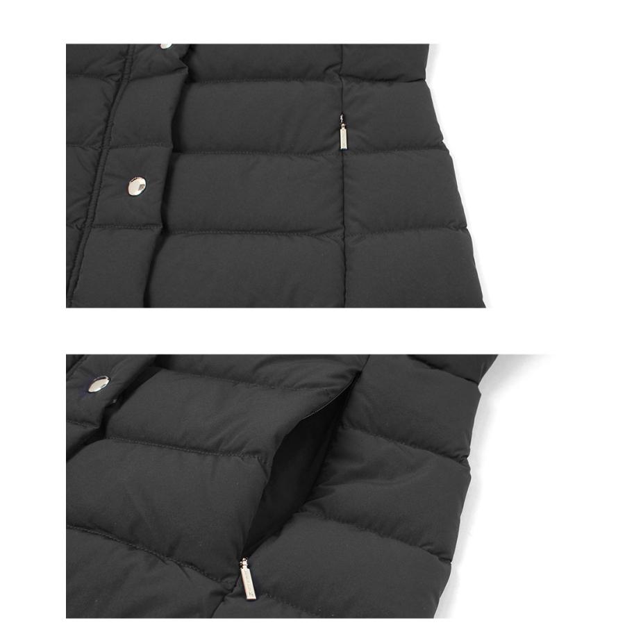 ケープホーン ダウンジャケット レディース サンタクルーズ エコファー CAPE HORN B2572 ブラック 黒 ホワイト 白 アウター 上着 | CAPEHORN | 24