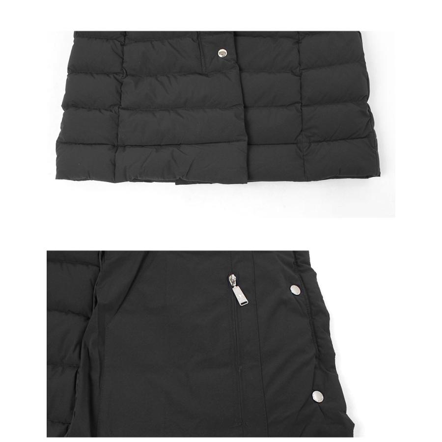 ケープホーン ダウンジャケット レディース サンタクルーズ エコファー CAPE HORN B2572 ブラック 黒 ホワイト 白 アウター 上着 | CAPEHORN | 25