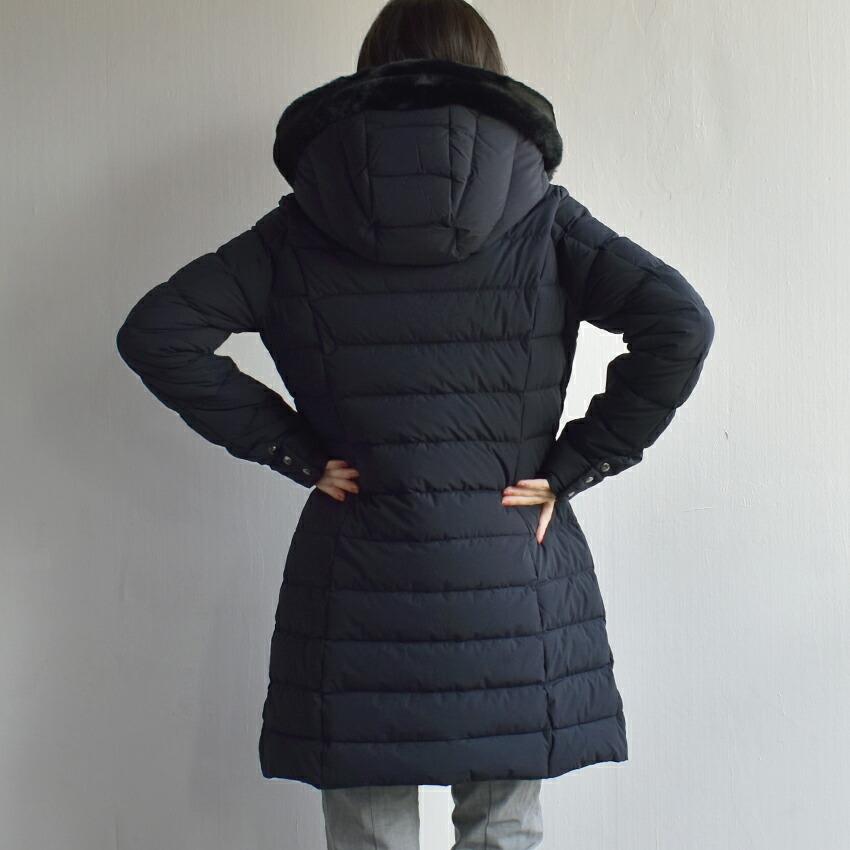 ケープホーン ダウンジャケット レディース サンタクルーズ エコファー CAPE HORN B2572 ブラック 黒 ホワイト 白 アウター 上着 | CAPEHORN | 09