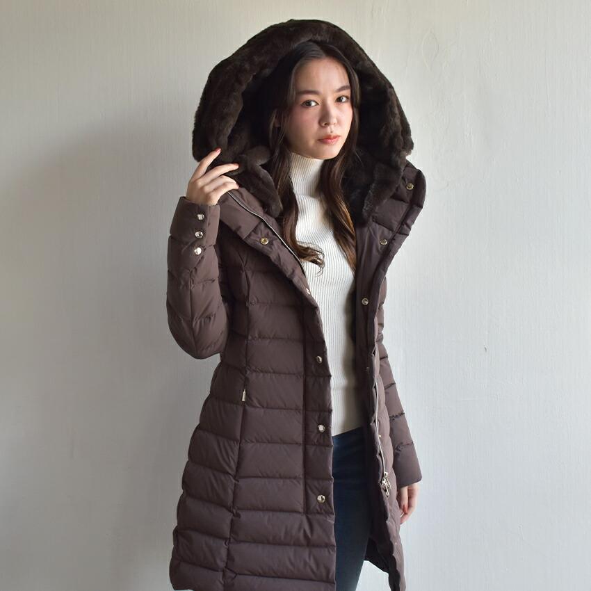 ケープホーン ダウンジャケット レディース サンタクルーズ エコファー CAPE HORN B2572 ブラック 黒 ホワイト 白 アウター 上着 | CAPEHORN | 13