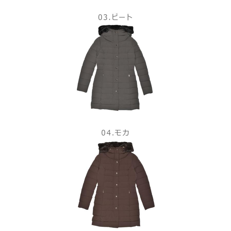 ケープホーン ダウンジャケット レディース サンタクルーズ エコファー CAPE HORN B2572 ブラック 黒 ホワイト 白 アウター 上着 | CAPEHORN | 15