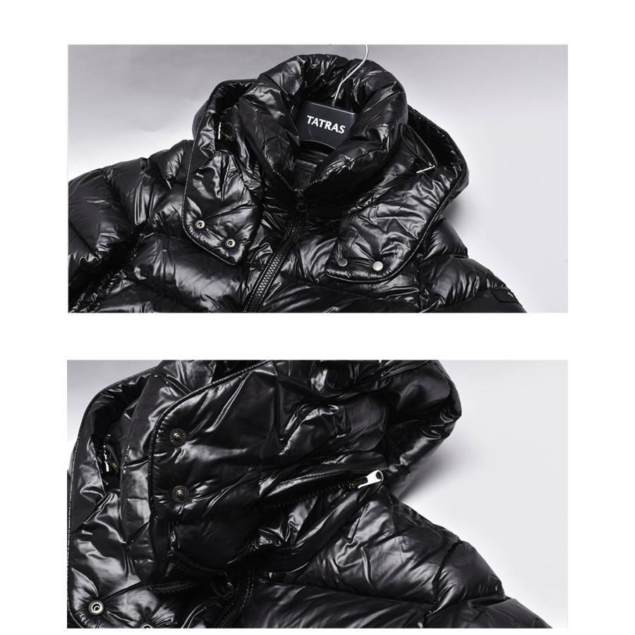 タトラス ダウンコート レディース バビラ ダウンジャケット TATRAS LJXA0002013588 ブラック 黒 Aラインシルエット アウターの画像