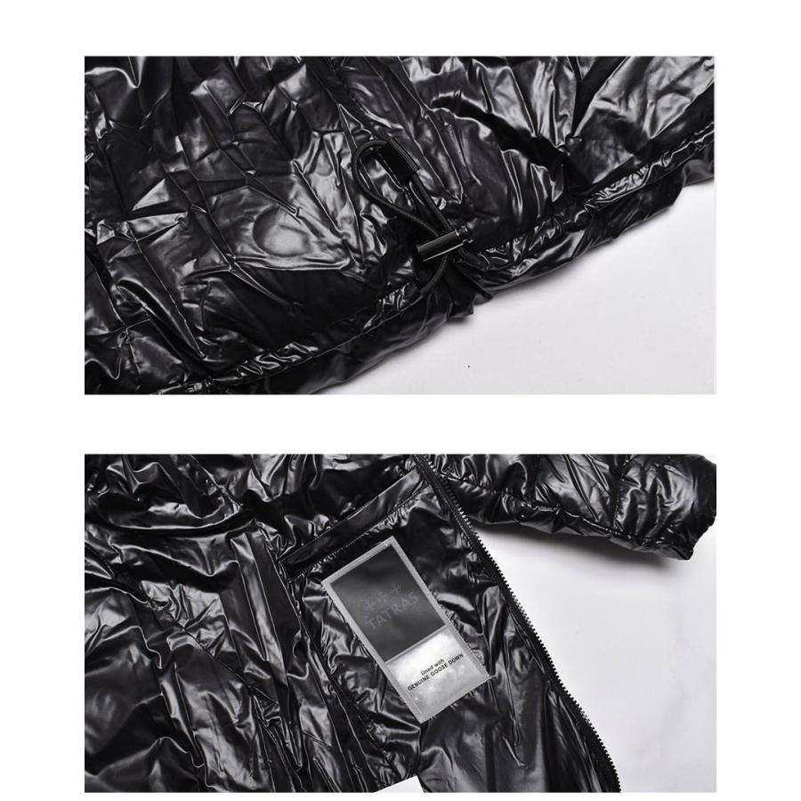 タトラス ダウンコート レディース バビラ ダウンジャケット TATRAS LJXA0002013588 ブラック 黒 Aラインシルエット アウターの画像
