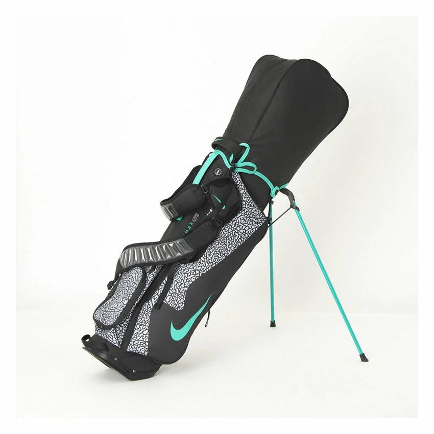 ナイキ ゴルフバッグ メンズ レディース エアマックス ライト ゴルフバッグ NIKE GF3018 ブラック 黒 ゴルフ キャディバッグ 9型_2