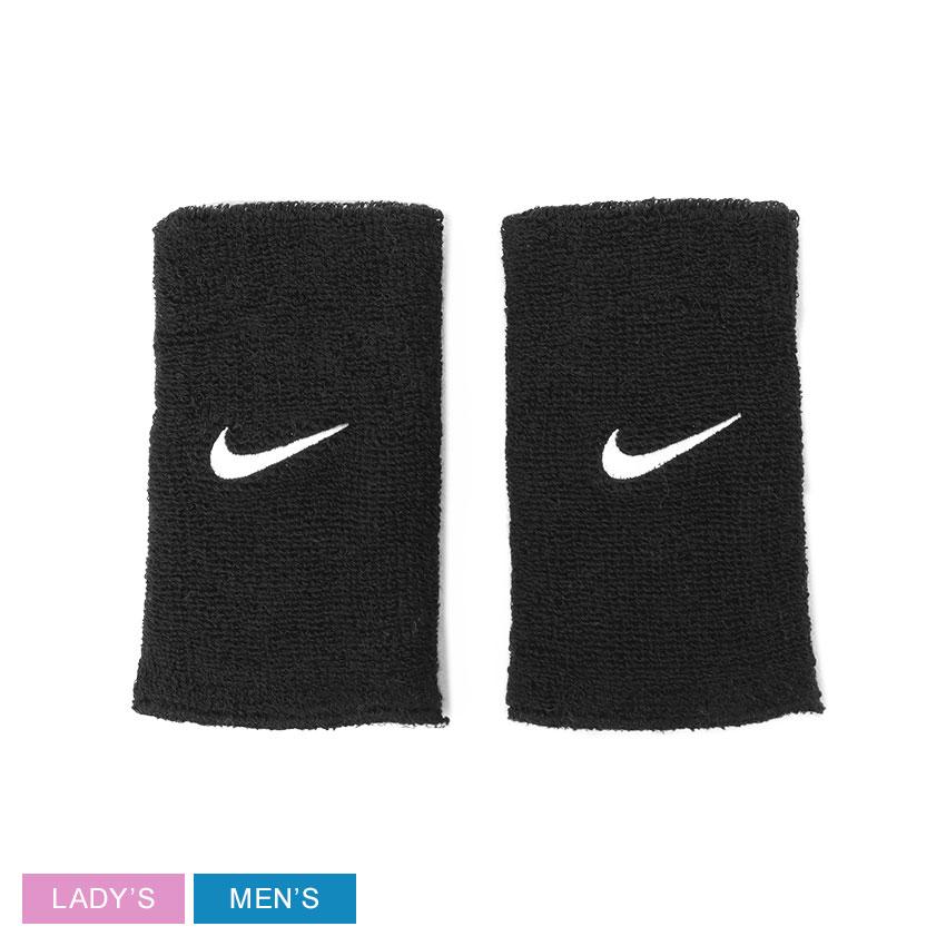 リストバンドスポーツ2個セット(黒白) NIKE（ナイキ） リストバンド スウッシュリストバンド 2個入り