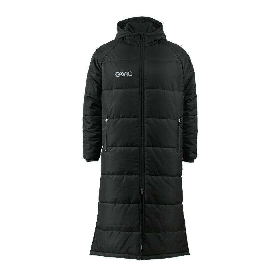 ガビック ベンチコート メンズ レディース 中綿ロングコート GAVIC GA3111 ブラック 黒 ウェア 中綿ジャケット アウター 上着 | GAViC