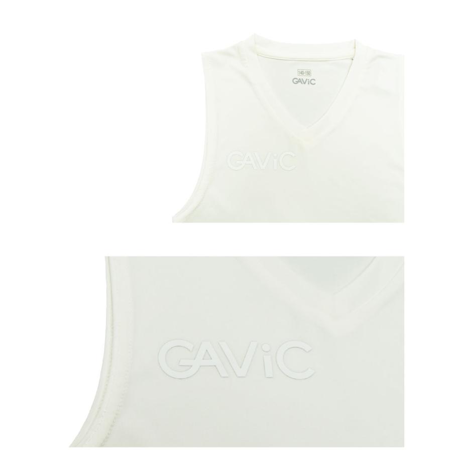 ガビック インナーシャツ キッズ ジュニア 子供 ジュニア インナー Vネック ノースリーブ GAVIC GA8805 ホワイト 白 ブラック 黒 | GAViC | 04