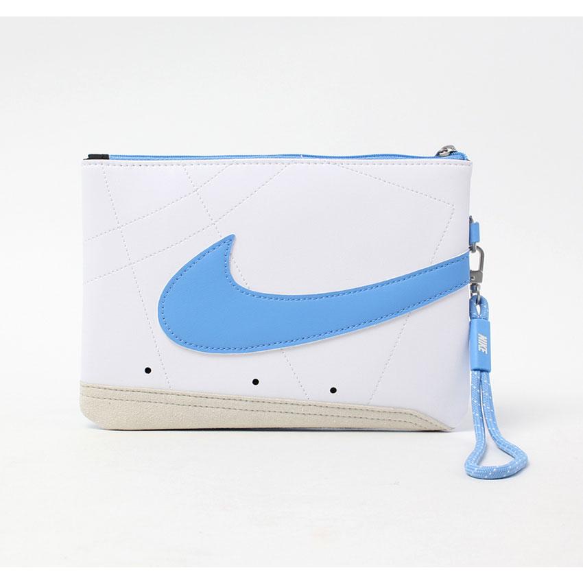 Nike ワンショルダーバッグ ネイビー/ホワイト 00s ナイキ ポーチ メンズ レディース アイコン ブレザー リストレット