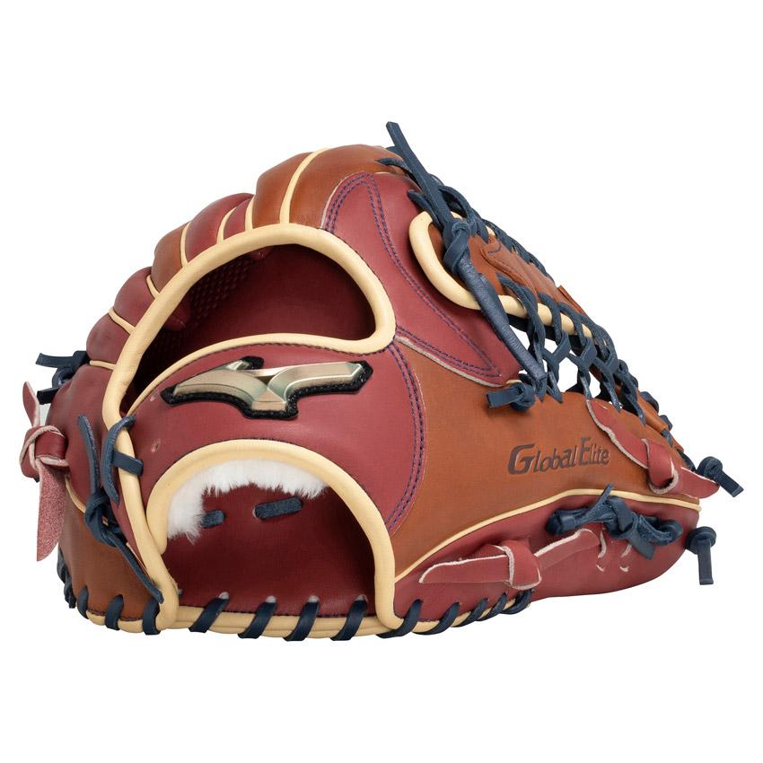 Mizuno Global Elite 野球グローブ ブラウン