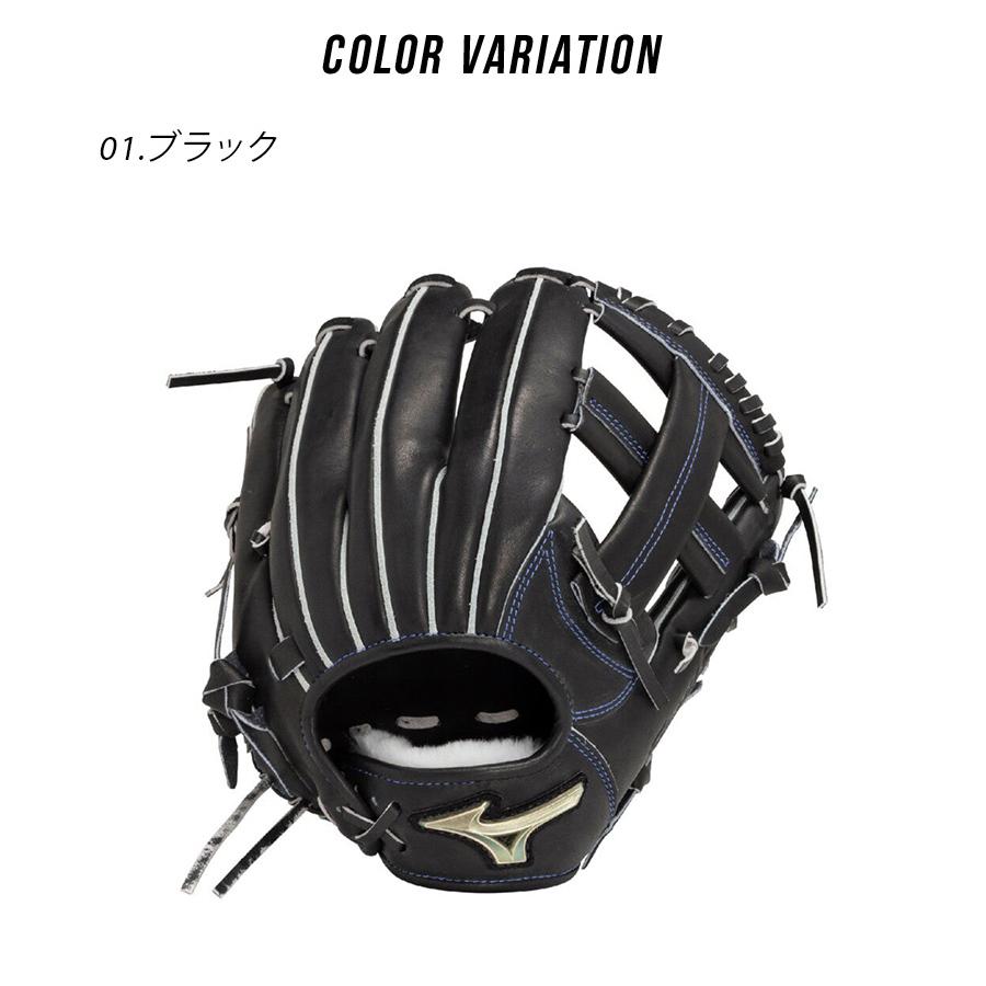Mizuno H Selection SIGNA 右投げ 硬式グローブ ブラック MIZUNO（ミズノ） グローブ 大人 一般 硬式用【グローバルエリート