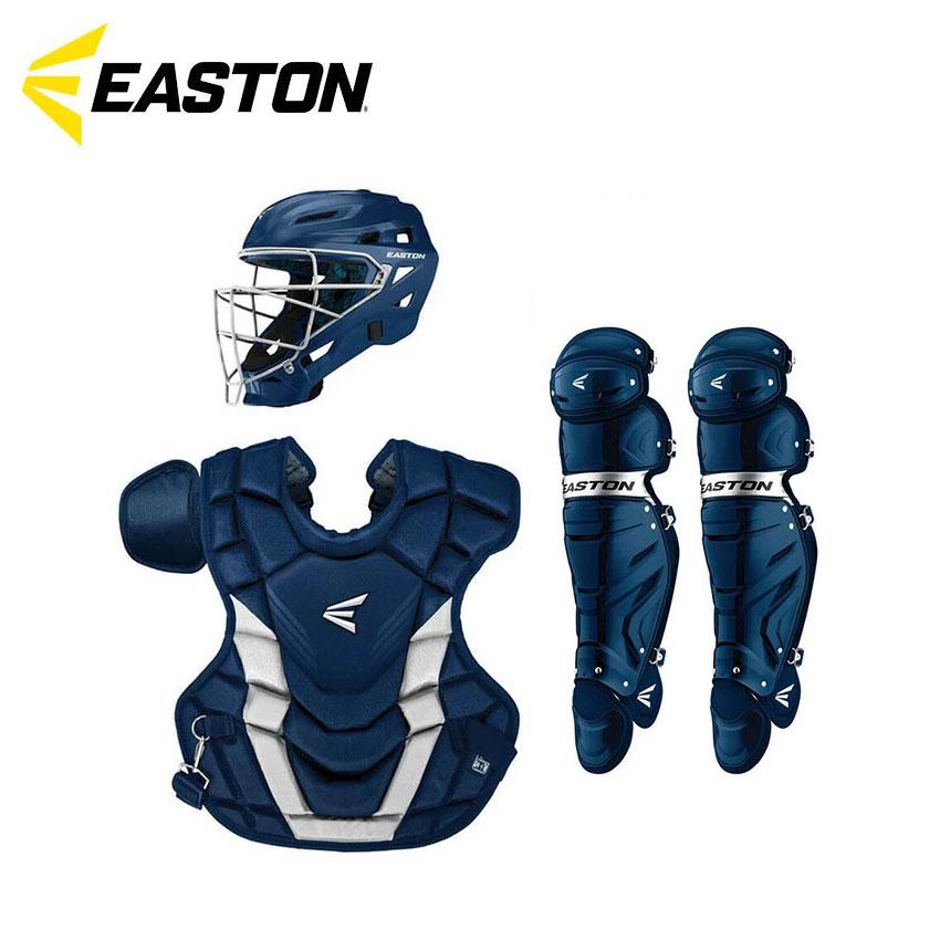 キャッチャー用防具 ネイビー フリーサイズ イーストン キャッチャー防具 キッズ リトルリーグ用 キャッチャー防具