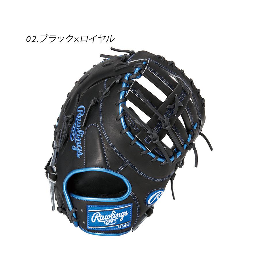 ローリングス グローブ 大人 一般 軟式 HOH METALLIC ファースト用 Rawlings GR3FHM3ACD ブラック 黒 レッド 赤 ネイビー 紺｜z-craft｜06