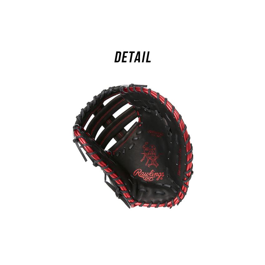 ローリングス グローブ 大人 一般 軟式 HOH METALLIC ファースト用 Rawlings GR3FHM3ACD ブラック 黒 レッド 赤 ネイビー 紺｜z-craft｜08